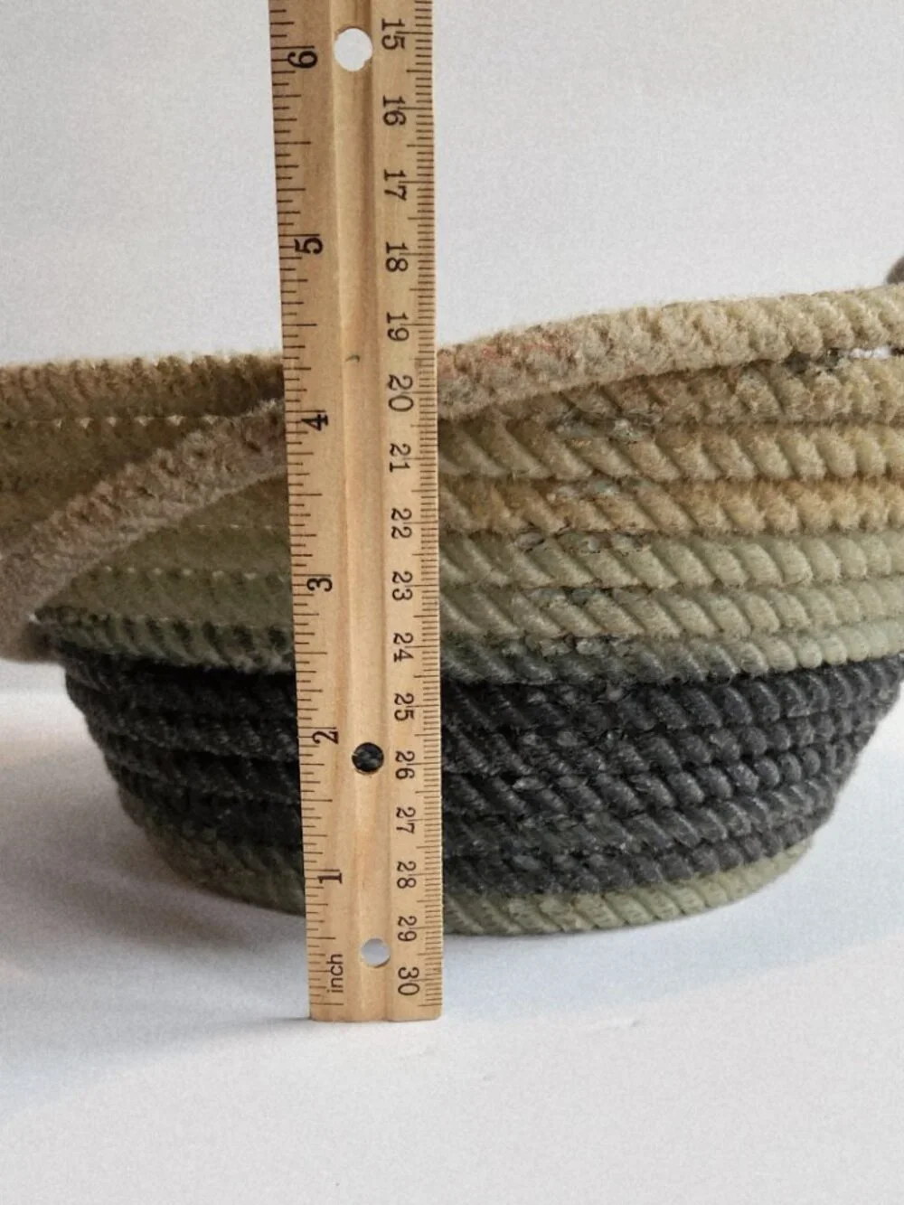 Americano Lasso Lariat Rope Basket for Western Rustic or Cowboy Vintage Decor